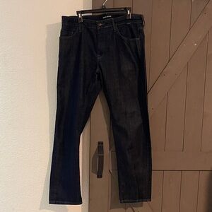Classic Black Straight-Leg Jeans for Men